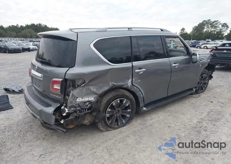 2020 Nissan Armada Platinum 4Wd z USA, uszkodzony, nr VIN JN8AY2NE3L9781453